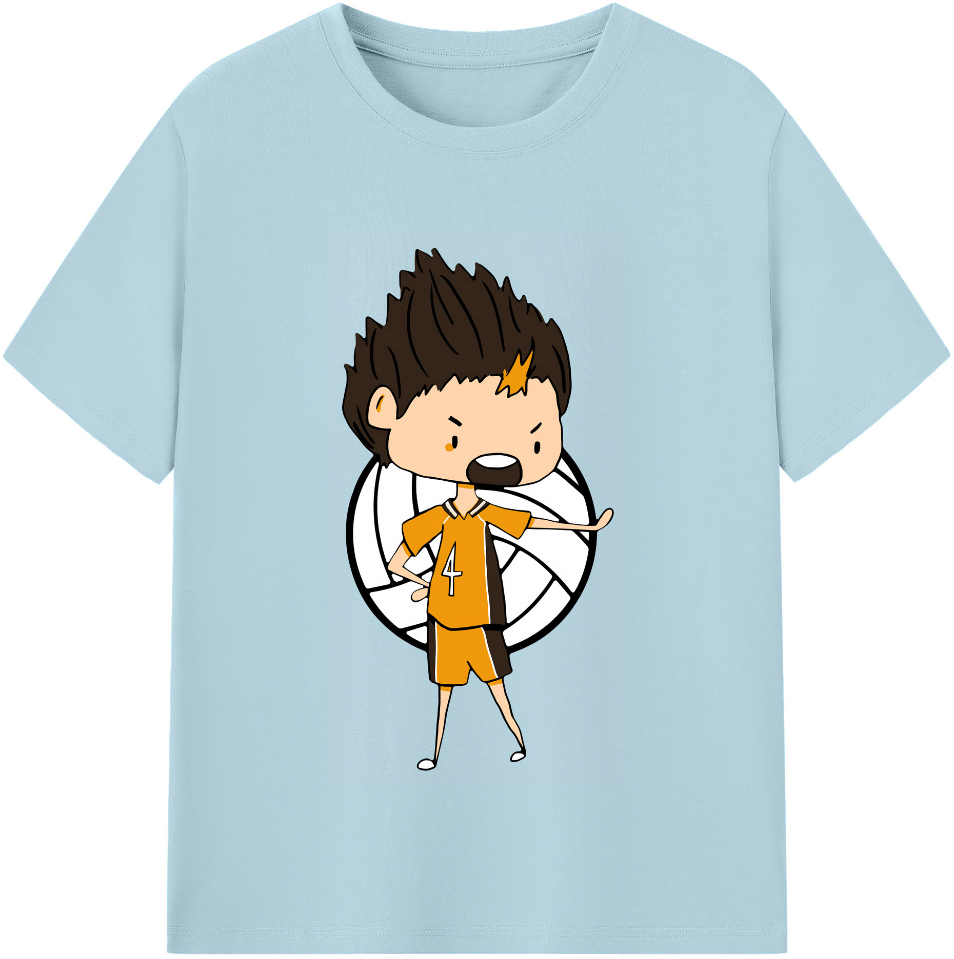 （画像用） ハイキュー!! Haikyu!! 綿100％半袖Tシャツ（フロントプリント）